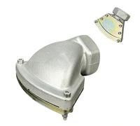 Buse d'arrosage avant, base universelle, buse DC, réglage de la rotation, douche de pulvérisation, bec de canard, accessoires pour camion d'eau aluminum alloy 1.5-inch internal thread steel plate