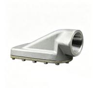 Buse d'arrosage avant, base universelle, buse DC, réglage de la rotation, douche de pulvérisation, bec de canard, accessoires pour camion aluminum alloy Style X - 1.5-inch internal thread steel plate
