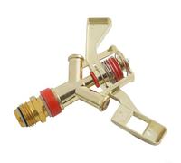 Buse d'arrosage de jardin et de pelouse 4 points en alliage double pulvérisation avec jet à bascule dynamique pour une couverture uniforme et une performance extérieure durable