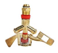 Buse D'arrosage d'eau à Culbuteur Rotatif en Laiton, Rotation Automatique à 360 Degrés, Connecteur de 1/2 Pouces, Irrigation de Jardin