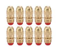 Buse d'Arrosage G1 / 2, 10 Pièces, Cuivre Ajustable pour Jardin, Pulvérisation et Irrigation - Portée Variable, Convient pour Pelouses et Espaces Verts (Petit Corps)