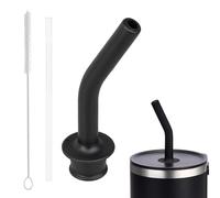 Buse d'aspiration anti-fuite, conseils pour pailles anti-fuite - Pailles anti-fuite avec buse d'aspiration à pression - Ensemble de pailles portables avec brosse de nettoyage pour tasse, tasse, tasse