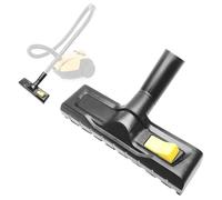 Buse d'aspiration commutable pour eau et poussière Kärcher WD5, WD6 - Brosse de sol avec barre de brosse, bandes en caoutchouc, interrupteur à pied, roues latérales, convient pour le nettoyage à sec