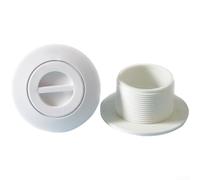 Buse d'aspiration de piscine de 5,1 cm, connecteur sous vide en PVC ABS, pièce de rechange pour montage mural de piscine, outil de nettoyage et d'entretien