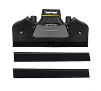 Buse d'aspiration étroite et lèvres de rechange 170 mm pour Karcher WV2 WV5 Plus Modèles Premium, kit d'outils pour aspirateur de fenêtre sans traces Gris (noir)