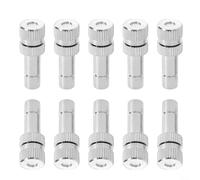 Buse d'atomisation basse pression de 6 mm pour la distribution de brume fine dans les systèmes d'arrosage des serres et des paysages de jardin domestique 50 pièces 0.5mm（0.0197in）