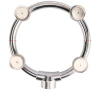 Buse d'atomisation pour pulvérisateur électrique M14, arroseur en acier inoxydable de 1,5 mm avec motif de pulvérisation circulaire, compatible avec les modèles de pulvérisation 3/4/5, accessoire