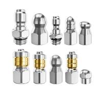 Buse de | avec connecteurs rotatifs - 10 pièces buse de nettoyage pour nettoyeur haute pression - pour maison, salle de bain, cuisine, construction, tuyau de, siphon de graisse