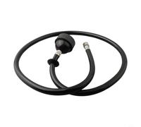 Buse de bol de shampooing avec tuyau en caoutchouc noir et accessoires en laiton, raccord écrou pivotant femelle 1,27 cm pour salon, spa, salon de coiffure