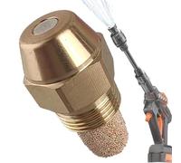 Buse De Brûleur À Gaz - Injecteur De Pulvérisation De 0,35 GPH, Conception De Débit De Brume À 60 Degrés, Matériau En Laiton Résistant À Haute Température, Distribution Uniforme