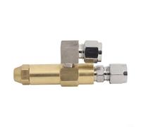 Buse de brûleur d'huile usée double siphon pour systèmes de chaudière - Bec de distribution de carburant diesel robuste avec embout en caoutchouc flexible pour transfert de jerrican (1,5 mm)