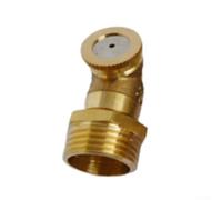 Buse de brume filetée en laiton de 1,27 cm pour refroidissement paysager, humidification, arroseur de jardin, systèmes de purification de l'air (1 trou)