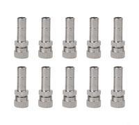 Buse de brumisation 6 mm, pulvérisateur de brouillard en cuivre, buse de jardin à connexion rapide, système de refroidissement de serre, kit de brumisation de patio, jet de pulvérisation d'eau fine