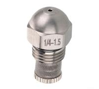 Buse de brumisation, buse de brume BSPT 1/4 à orifice de 0,3 à 1,5 mm, pulvérisation fine en acier inoxydable pour système d'irrigation de refroidissement (1,5 mm)