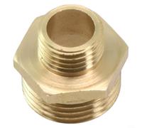 Buse de brumisation en laiton de 1,27 cm pour irrigation de jardin, refroidissement de terrasse, tête de pulvérisation à économie d'énergie, couleur dorée (3 trous)