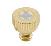 Buse de brumisation filetée en laiton, orifice de 0,1 à 0,8 mm, brumisateur d'eau for système de refroidissement extérieur(0.4mm)