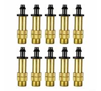 Buse de brumisation fine pour refroidissement par évaporation extérieure, pointe en laiton réglable avec large rayon de pulvérisation, compatible avec les lignes standard PE et billettes creuses (10