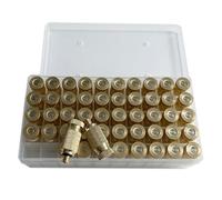 Buse de brumisation Haute Pression S360 Filetage 3/16, humidificateur, brumisateur Anti-Goutte for système de Refroidissement par brumisation(Brass,0.15mm)