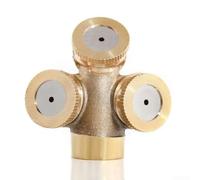 Buse de brumisation réglable en laiton pour systèmes d'irrigation goutte à goutte, finition or, filetage M14 × 1,5, options de 1 à 4 trous, pression de fonctionnement de 2 à 4,5 kg/cm², diamètre de