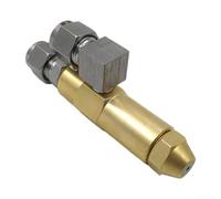 Buse de carburant à double siphon pour brûleur à huile lourde, injecteur en laiton avec plusieurs tailles d'alésage (buse de 1 mm)