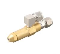 Buse de carburant conçue pour brûler l'huile usée avec débit d'air réglable, double siphon atomisation pour une brume fine et construction anti-encrassement