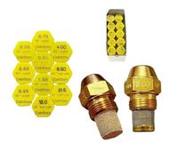 Buse de combustion d'huile végétale 60 degrés, buse d'atomisation de produits solides, accessoires de brûleur(1.25)