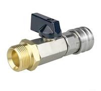 Buse de commutateur de tuyau pour nettoyage haute pression 35,6 cm connecteur rapide et robinet à boisseau sphérique (M22 14 mm)
