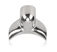 Buse de dérivation pour porte-filtre à café en acier inoxydable, buse de dérivation à double guide pour machines à café semi-automatiques, bec de vidange en acier inoxydable 304 ré