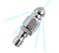 Buse De Déverrouillage À Haute Pression - 5,6x1,18 Cm En Acier Inoxydable | Tube De Buse De Nettoyage Et De Désactivation | Mise À Jour Rapide Pour Le Nettoyage Des Tuyaux Avec Un Puissant, Une Ma