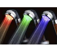 Buse de douche à del portative, haute pression, 3 couleurs modifiées, baignoire pour enfants, eau hydrothérapie à deux ions négatifs, filtre à eau, douche, pulvérisation de fleurs