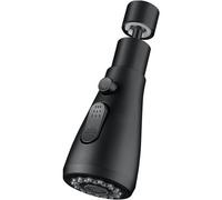 Buse de douche pivotante pour robinet de cuisine Le noir