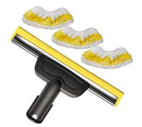 Buse de Fenêtre pour Nettoyeur Vapeur avec 3 Chiffons en Microfibres Accessoires de Rechange Compatible avec Kar-ch-er Nettoyeur Vitre SC1-SC5 CTK10 CTK20 Nettoyage Sans Traces pour Vitres et Fenêtres