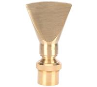 Buse de fontaine à jet en éventail étroit en laiton, tête de pulvérisation d’eau en forme d’éventail réglable, arroseur en laiton résistant à la corrosion pour étang de jardin, (1 pouce)