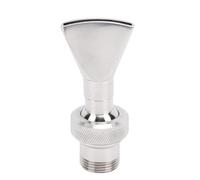 Buse de fontaine, buse de ventilateur en acier inoxydable en forme de ventilateur en forme de ventilateur universel 3/4 pouce et 1/2 pouce d'arroseur de fontaine plate pour la