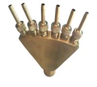 Buse de Fontaine Buses de Fontaine en Laiton 1" et 1,5" Type Fleur for Piscine étang(DN25)