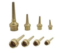 Buse de fontaine droite réglable en laiton 1/2", 3/4", 1", 1,5", arroseur universel for jardin, cour, aménagement paysager, colonne d'eau, ornements(1 Inch)