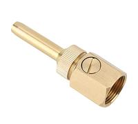 Buse de fontaine droite universelle réglable en laiton, tête de pulvérisation d'eau durable de qualité supérieure avec rotule pour fontaines musicales, piscines de jardin (4 points DN15)