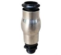 Buse de fontaine en mousse avec tête de pulvérisation de champagne, filetage mâle G1, buse de bassin en acier inoxydable pour aérateur de fontaine, fixation de lac et accessoire de fontaine de jardin