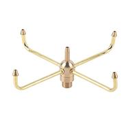 Buse de Fontaine Rotative Laiton 4 Bras G1/2 G3/4 439g Effet Tourbillonnant Jardin Parc Hôtel