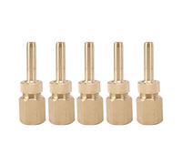 Buse de Fontaine Tête d'Arroseur de Pulvérisation d'Eau en Laiton 5 Pièces Ensemble Injection Directe Haute Pression Filetage Intérieur G1/2in pour Piscine Pont Jet Paysage Jardin