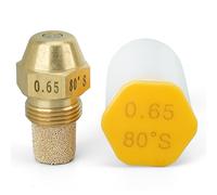 Buse de four à combustible métallique à 80 degrés, buse à haute efficacité pour équipement de chauffage industriel avec option 14 GPH, buse de poêle à charbon en bronze, combustion du charbon