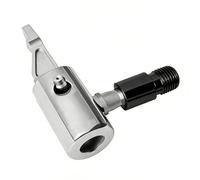 Buse de gonflage des pneus - Adaptateur rapide pour pompe à vélo, structure en métal robuste et fiable, design compact et facile à utiliser | Fixation du compteur de gonflage pour le contr