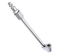 Buse de gonflage pour pneus - Robuste double tête en métal, connecteur pour tuyau d'air, adaptateur de gonflage précis, vélo, moto, camion industriel, atelier professionnel