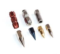 Buse de graisse à bouche plate résistante aux explosions avec design robuste pour une lubrification fiable (bouche plate rouge anti-explosion)