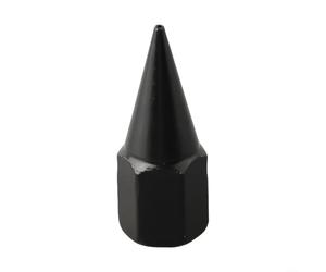 Buse de graisse professionnelle à bouche plate - Pointe d'étanchéité haute pression 14 000 PSI pour lubrification des angles morts dans le garage (bouche pointue noire)