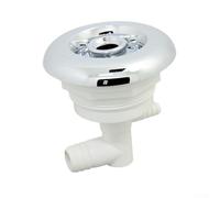 Buse de jet de massage en acier inoxydable ABS pour spa - 90 mm - Injecteur de bulles d'air carré de 65 mm - Ouverture de piscine - Relaxation - Remplacement apaisant pour la maison ou le spa