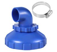 Buse de Jet de Piscine, Rotation Pivotante à 360 Degrés Buse d'Entrée Raccord de Jet de Retour Pièce de Rechange pour Piscine avec Collier de Serrage pour Accessoires de Bec Intex
