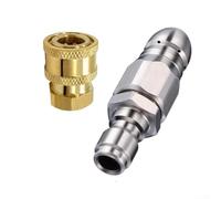 Buse de jet d'égout pour nettoyeur haute pression 5000 PSI avec connecteur rapide 1/4 en métal pour enlever la graisse et les débris