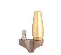 Buse de jet d'égout turbo inversé de 3600 PSI en acier inoxydable à connexion rapide pour nettoyeur haute pression, tuyau, canalisation, gouttière, équipement de nettoyage (3/8 à mise rapide)