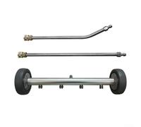 Buse de lavage de sol en acier inoxydable de 39 cm pour nettoyeurs haute pression de 4000 PSI utilisée dans le nettoyage des sous-structures de véhicules et des surfaces extérieures en béton